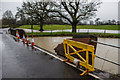 TQ2347 : Flanchford Bridge - Christmas 2013 floods  by Ian Capper