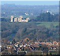 SP9019 : Mentmore Towers from Pitstone Hill by Rob Farrow