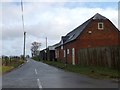 Minor road passing Salthrop Farm