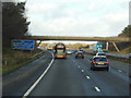 The M1 northbound towards junction 22