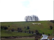 SU1274 : The White Horse on Hackpen Hill  by David Smith