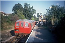TL5503 : Central Line Train at Ongar Station (2) by David Hillas