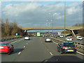 M1 northbound at Wine Lane bridge