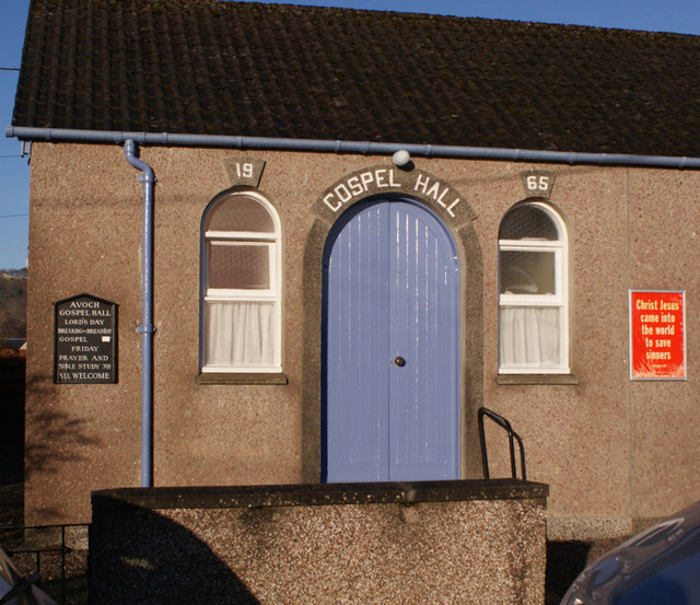 Avoch Gospel Hall, entrance