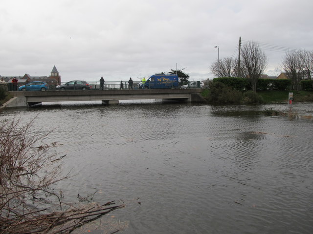 The Shimna at High Water above the Shimna Road bridge