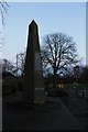 TQ2768 : Obelisk, Cricket Green, Mitcham by Christopher Hilton