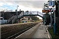 Footbridge, Hawarden railway station