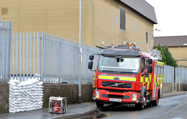 Fire appliance, Sydenham, Belfast (3)
