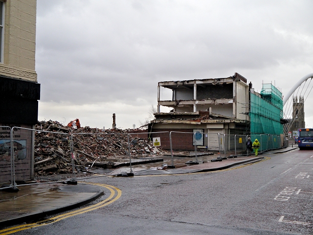 Demolition Work on Newport Street