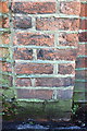 Benchmark on wall of Kendrick School, Sidmouth Road