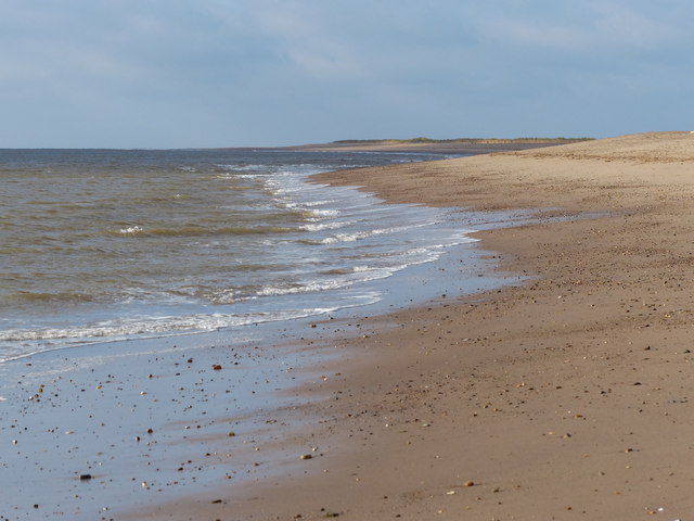 View along South Skegness Beach © Mat Fascione :: Geograph Britain and ...