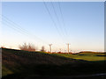 Power lines across Pedham Place golf course