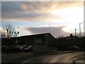 A fine anvil cloud somewhere southwest of Warwick