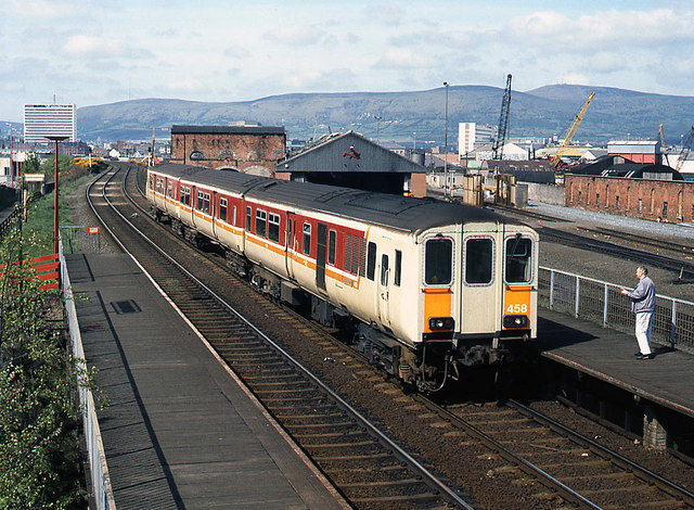 450 class set at Bridge End - 1991