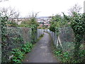 Path leading down to Commissioners Road, Frindsbury