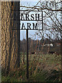 Marsh Farm sign