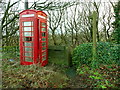 Top of Elland FP42 (SE part) and old telephone box