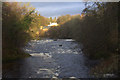 Weir on the Ericht above Keithbank Mill, Rattray