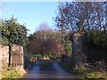 Gateway pillars of Bowden House