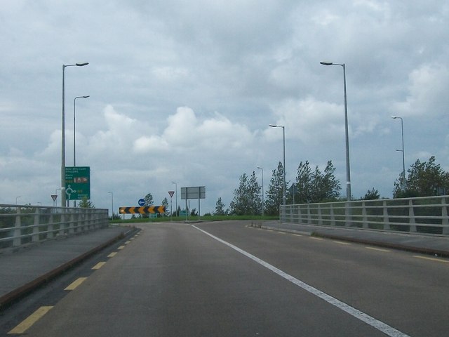 Bridge over the N6 at Junction 8