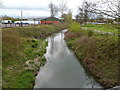 Confluence of Cheaton Brook and the River Lugg in Leominster