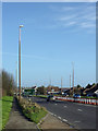 Old Shoreham Road in North Lancing, West Sussex