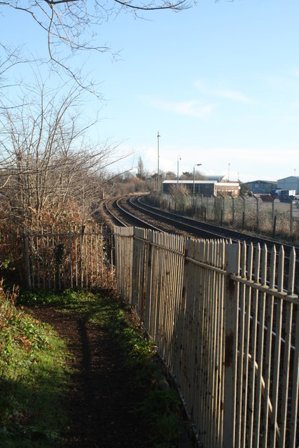 Railway lines towards Lowestoft