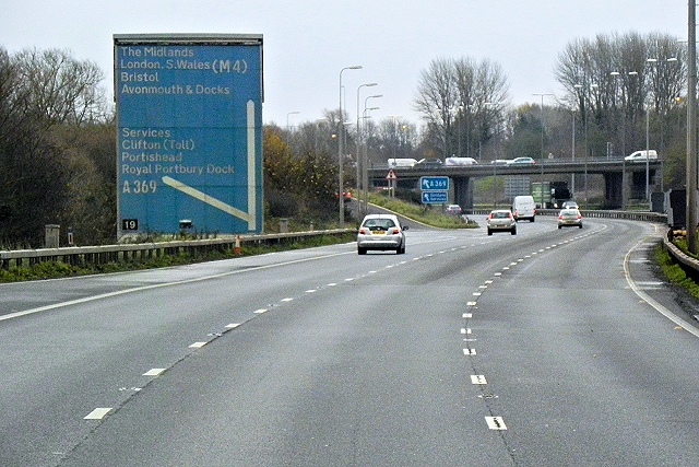 Northbound M5 Junction 19 David Dixon Geograph Britain And Ireland   3806831 19fe9ea7 