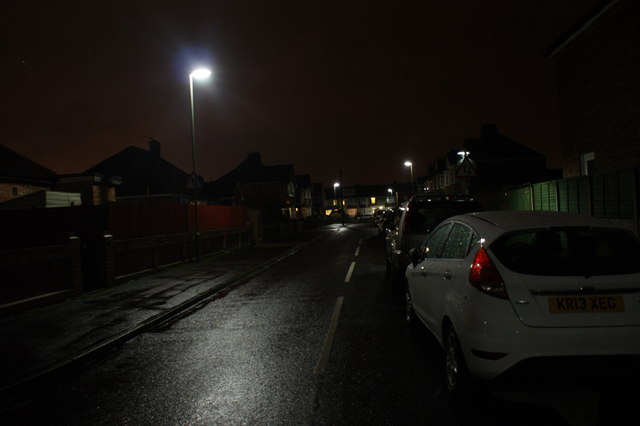 Bournemouth Avenue at night