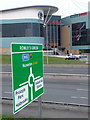 Coventry: A444 road sign and the Ricoh Arena