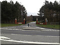 TM2241 : Entrance to Seven Hills Crematorium, Nacton by Geographer