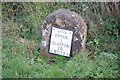 Milestone on the B4211 near Upton