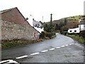 Post box at junction in Old Churchstoke