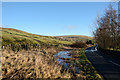 Flood beside road in Rook Hope