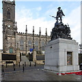 SD9205 : War Memorial, Oldham by Alan Murray-Rust