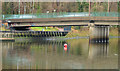 J3371 : River Lagan, Governor's Bridge, Belfast by Albert Bridge