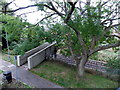 Northern end of a railway footbridge to Marlborough Road, Salisbury