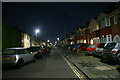 Findon Road at night