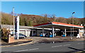 Esso filling station and shop, Risca