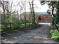 Farm sheds by Rushmere Hall