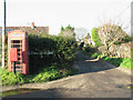 Telephone and postbox by Sandy Lane, Black Street