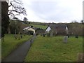 The churchyard of Meshaw Church