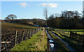 Farm lane on north side of Esh Winning