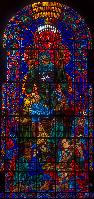 Peace, Stained Glass Window, Canterbury © Julian P Guffogg