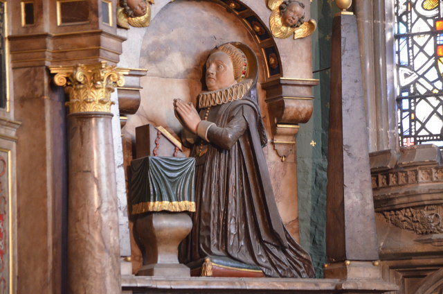 Memorial to Lady Dorothy Thornhurst, Canterbury Cathedral