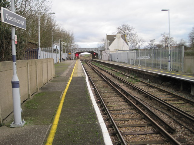 Queenborough railway station, Kent © Nigel Thompson :: Geograph Britain ...