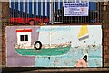 A mural at Port Street, Annan