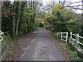 Lane towards Ford Green