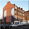 NS5964 : Gable end mural on Gallowgate by Thomas Nugent