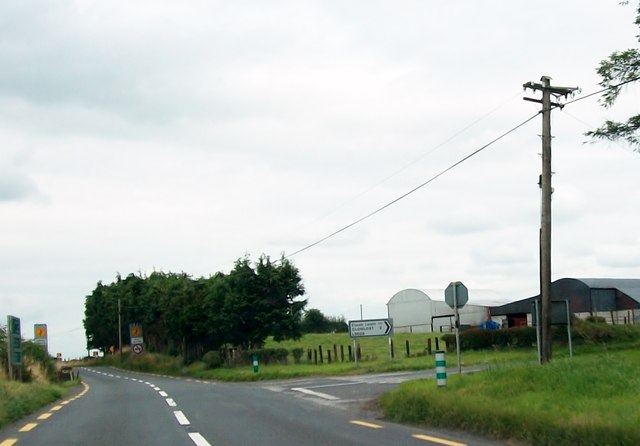 The N52 at the junction with the L5408 (Clonlost) road at Killynan